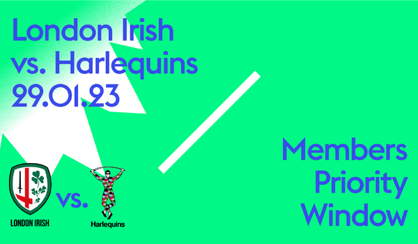 Harlequins match on sale to Members